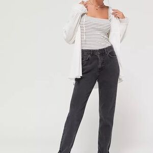 Urban Outfitters Dark Gray Straight Leg Women's Jeans